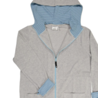 Male Bathrobe Grey/blue str 41 M