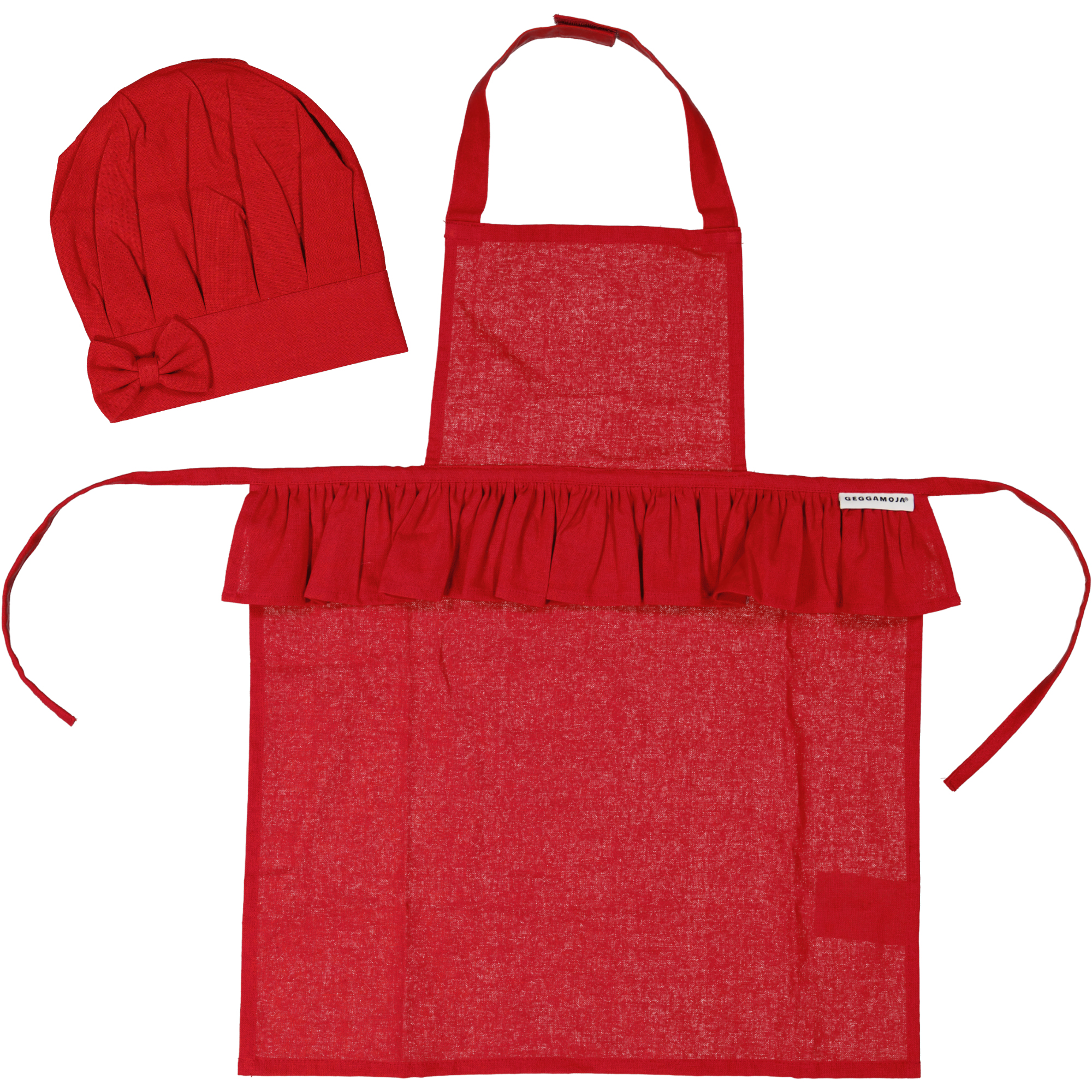 Apron Flounce Red