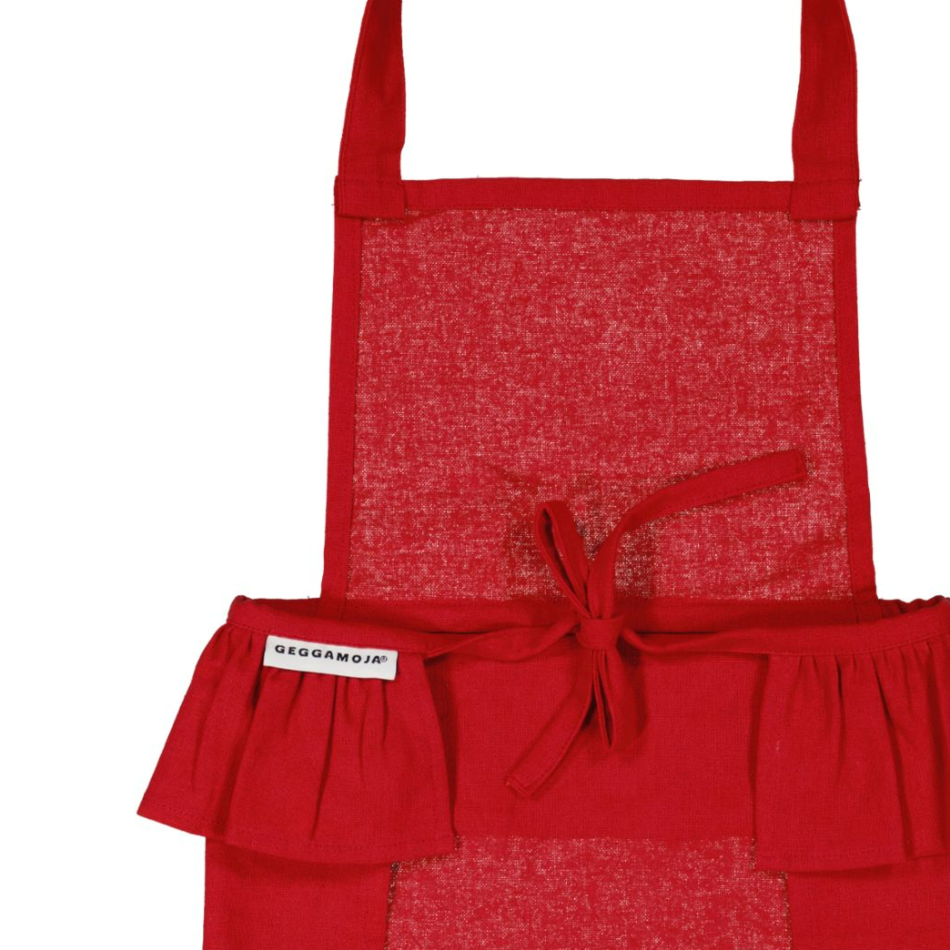 Apron Flounce Red