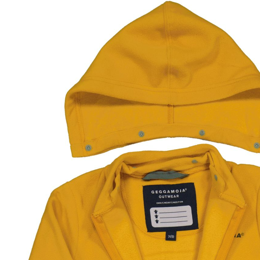 Fleece overall Mustard