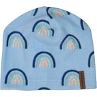 Fleece beanie L.blue rainbow