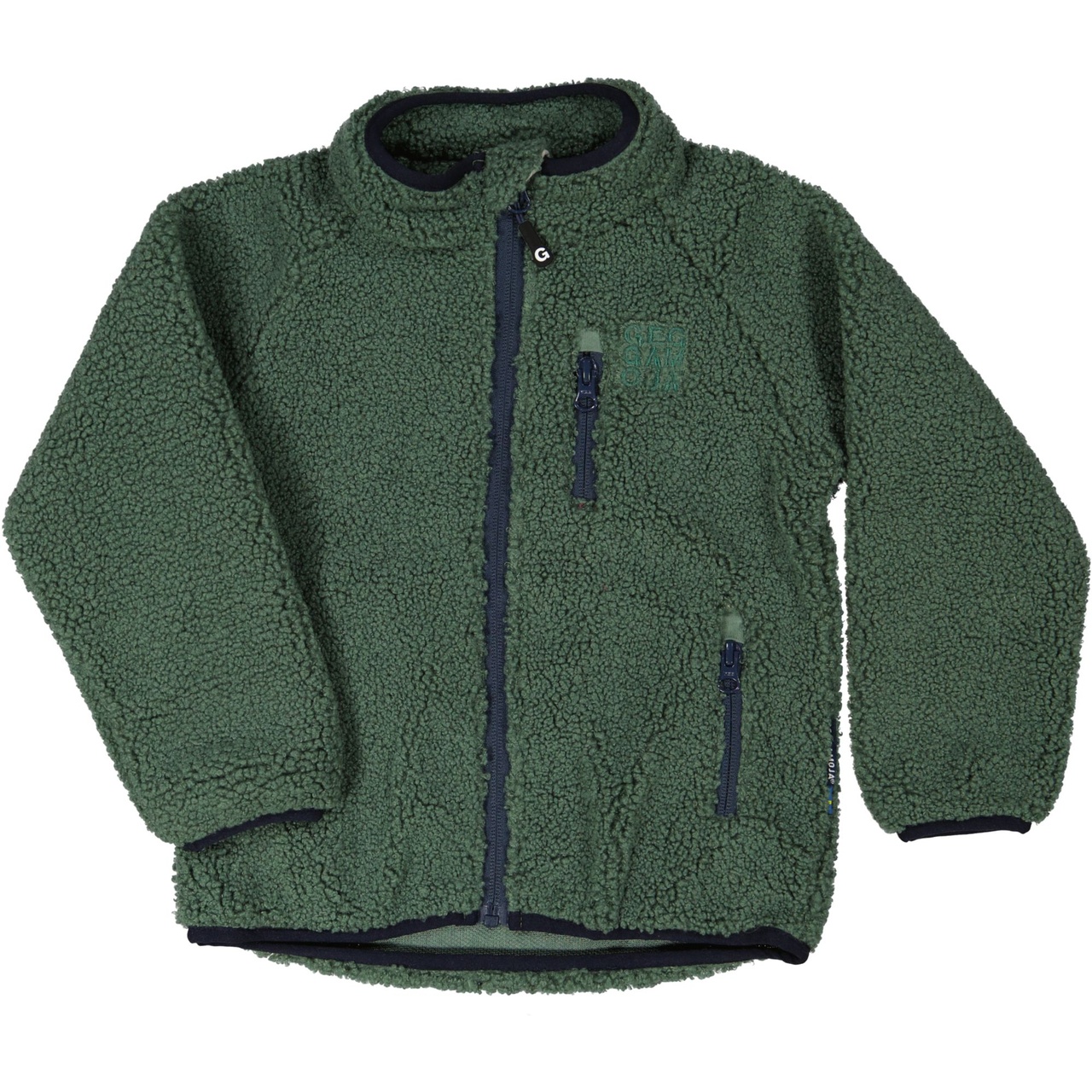 Pile jacket Moss green  134/140