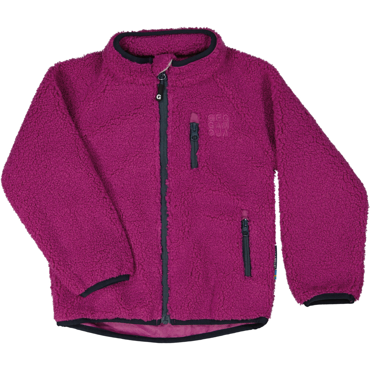 Pile teen jacket Deep purple