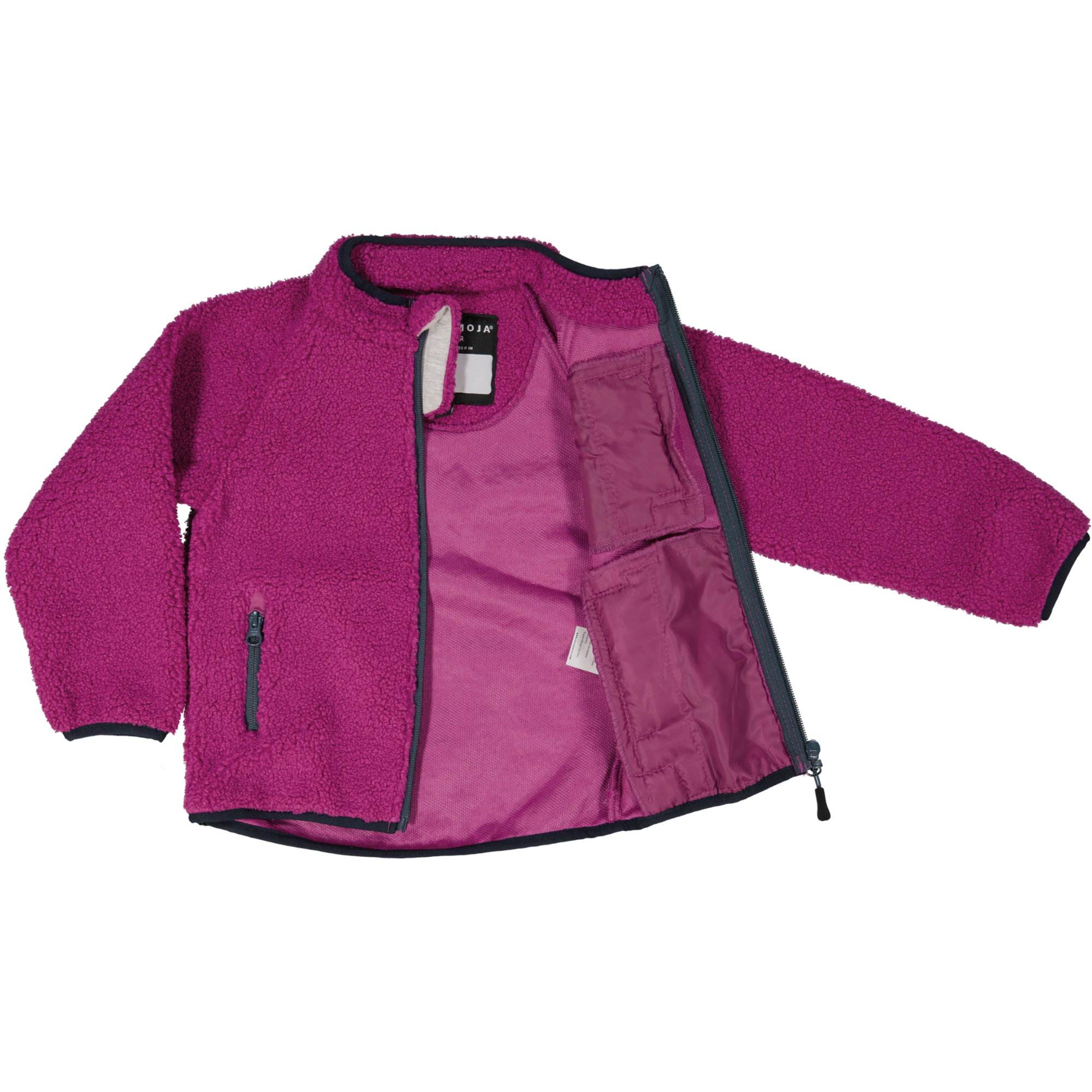 Pile teen jacket Deep purple