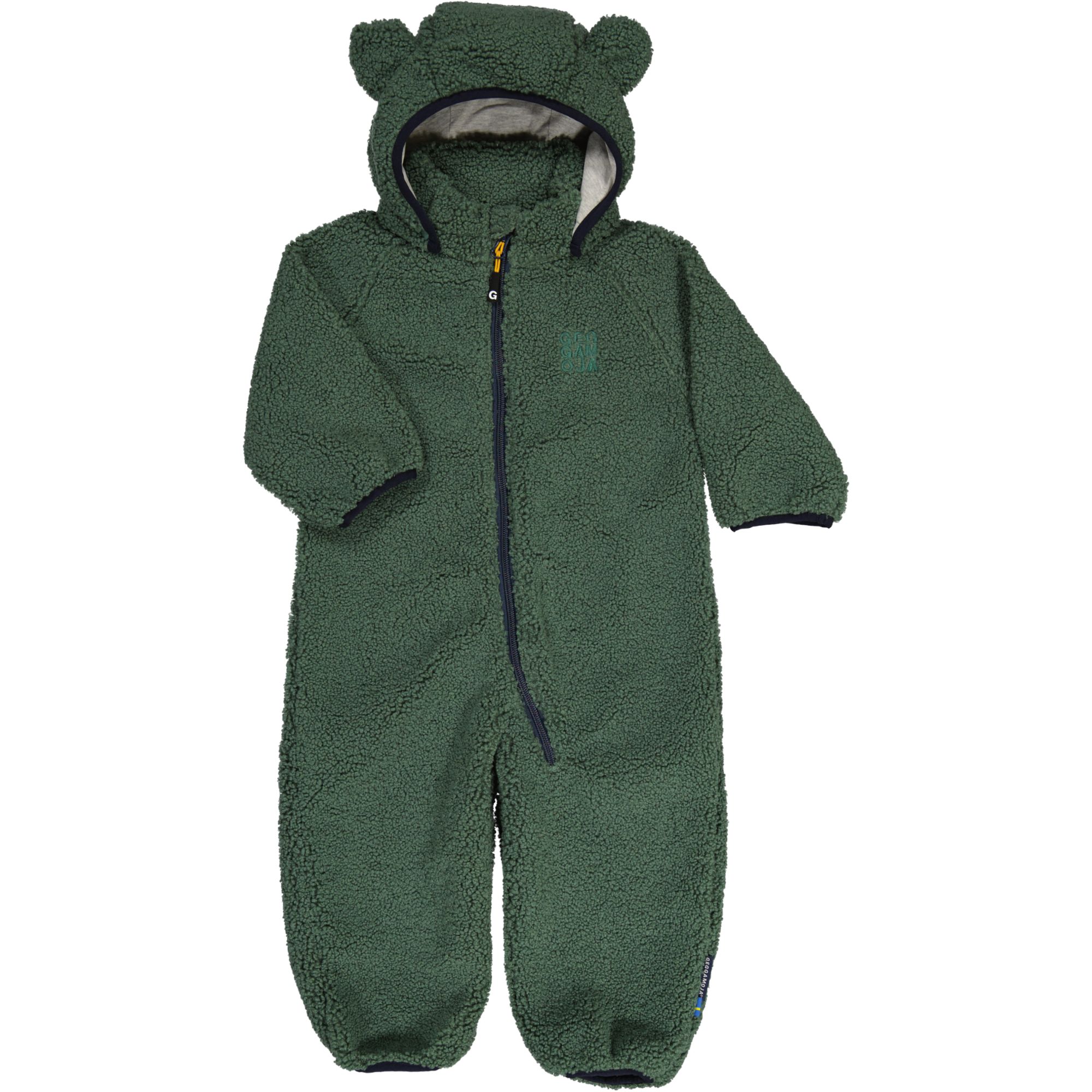 Pile overall Moss green