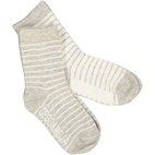 Antislip Sock Classic 2-Pack Light grey solid
