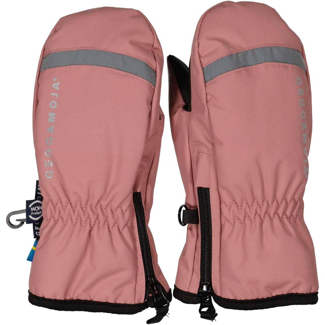 Winter zip mitten Rose 1-2 y