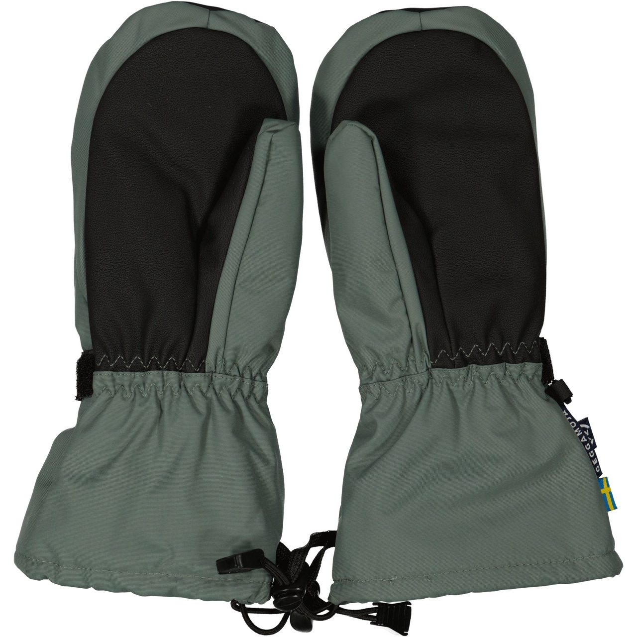 Winter mitten Mossgreen 6-9 y