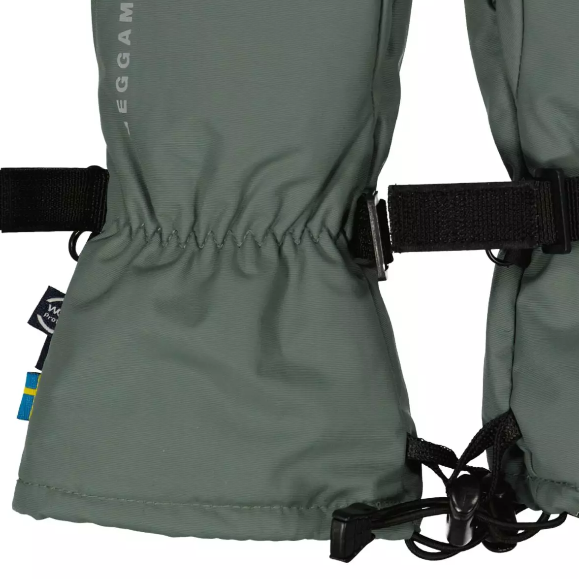 Winter mitten Mossgreen 6-9 y