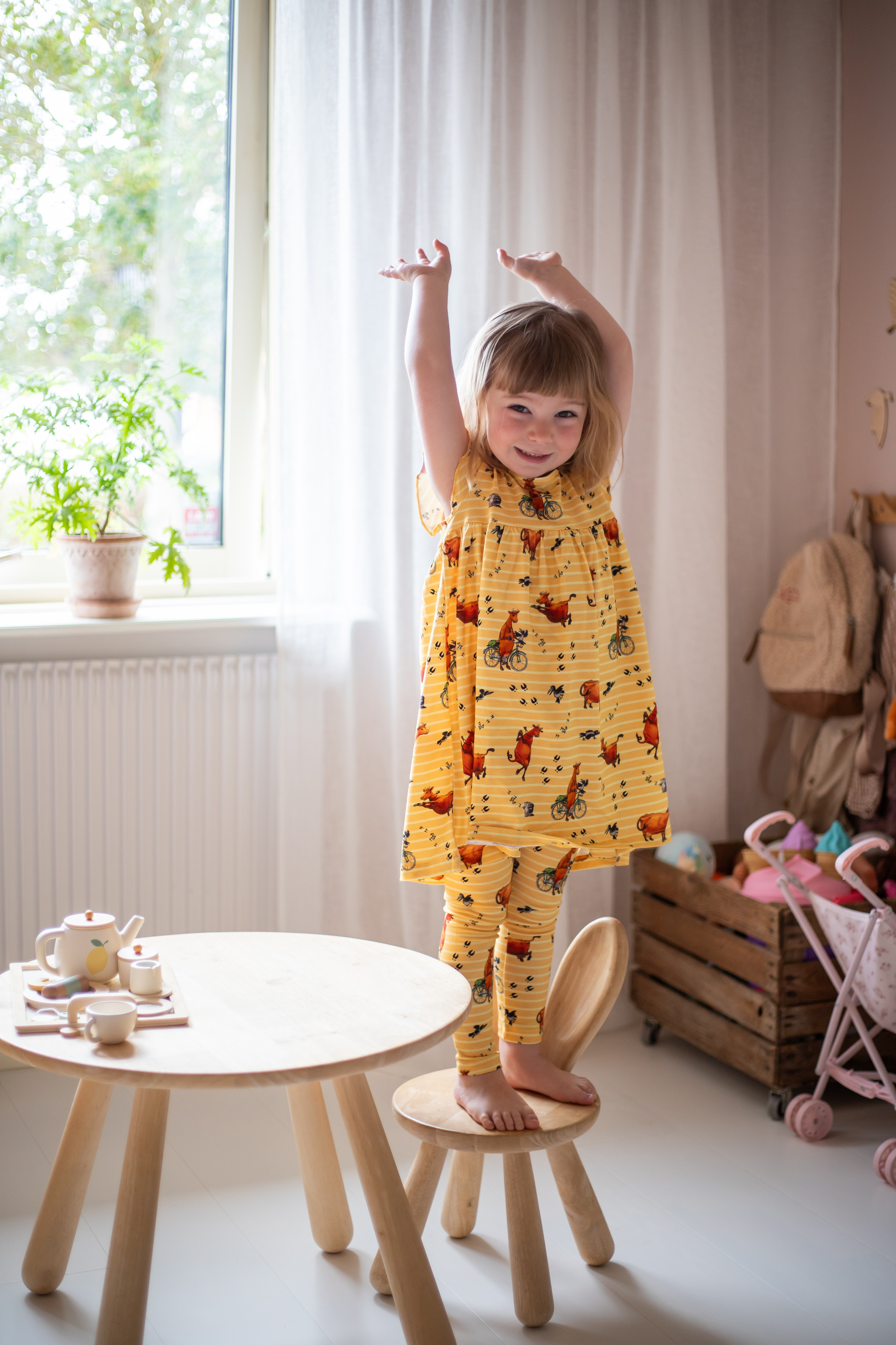 Mamma Muu ja Varese Kleit Kollane