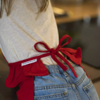 Apron Flounce Red