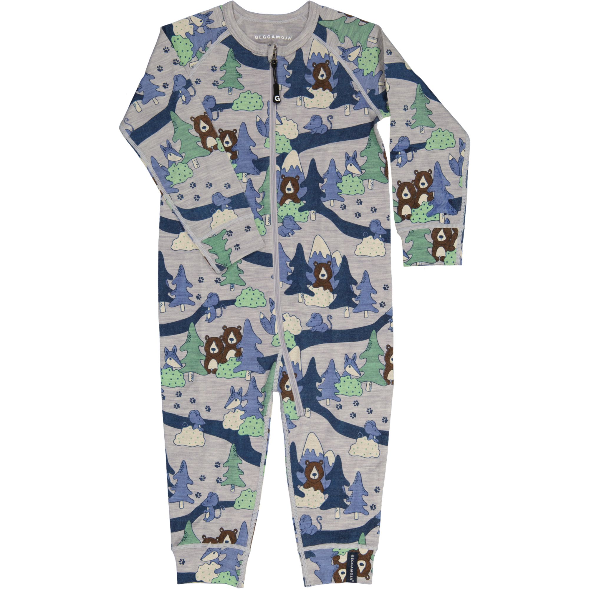 Merino wool suit Grey Forest