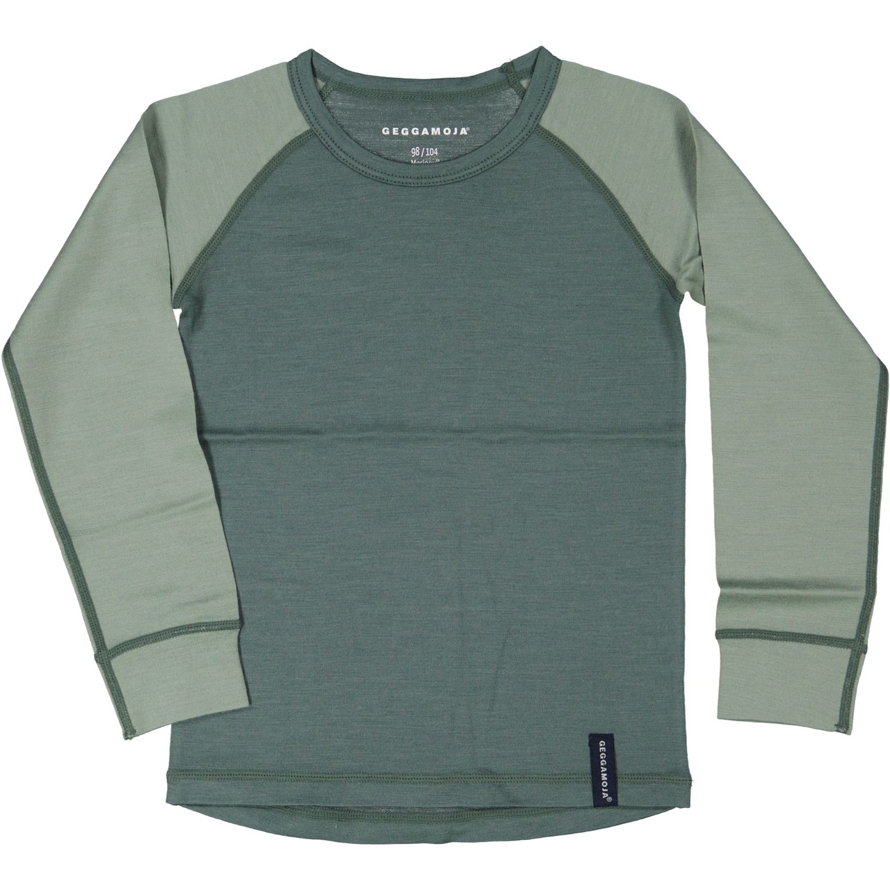Merino wool sweater Mossgreen  110/116