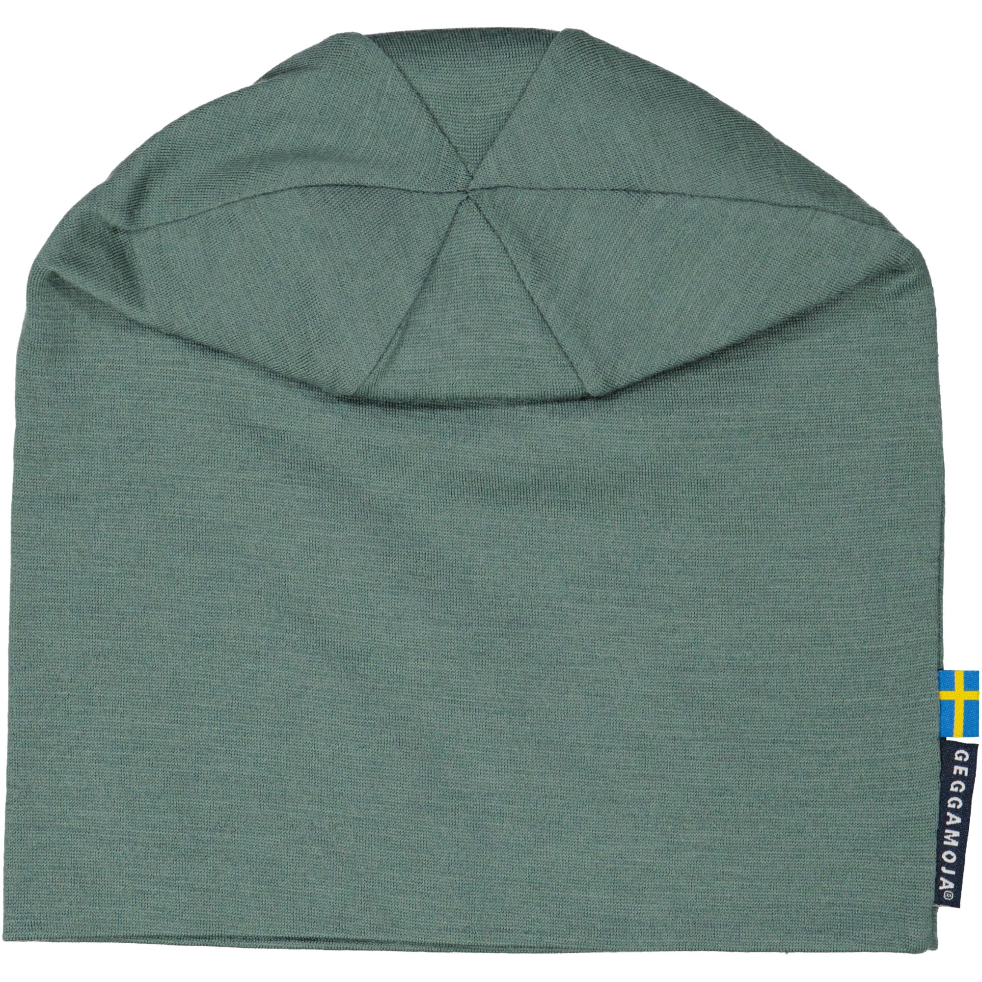 Merino wool cap Mossgreen