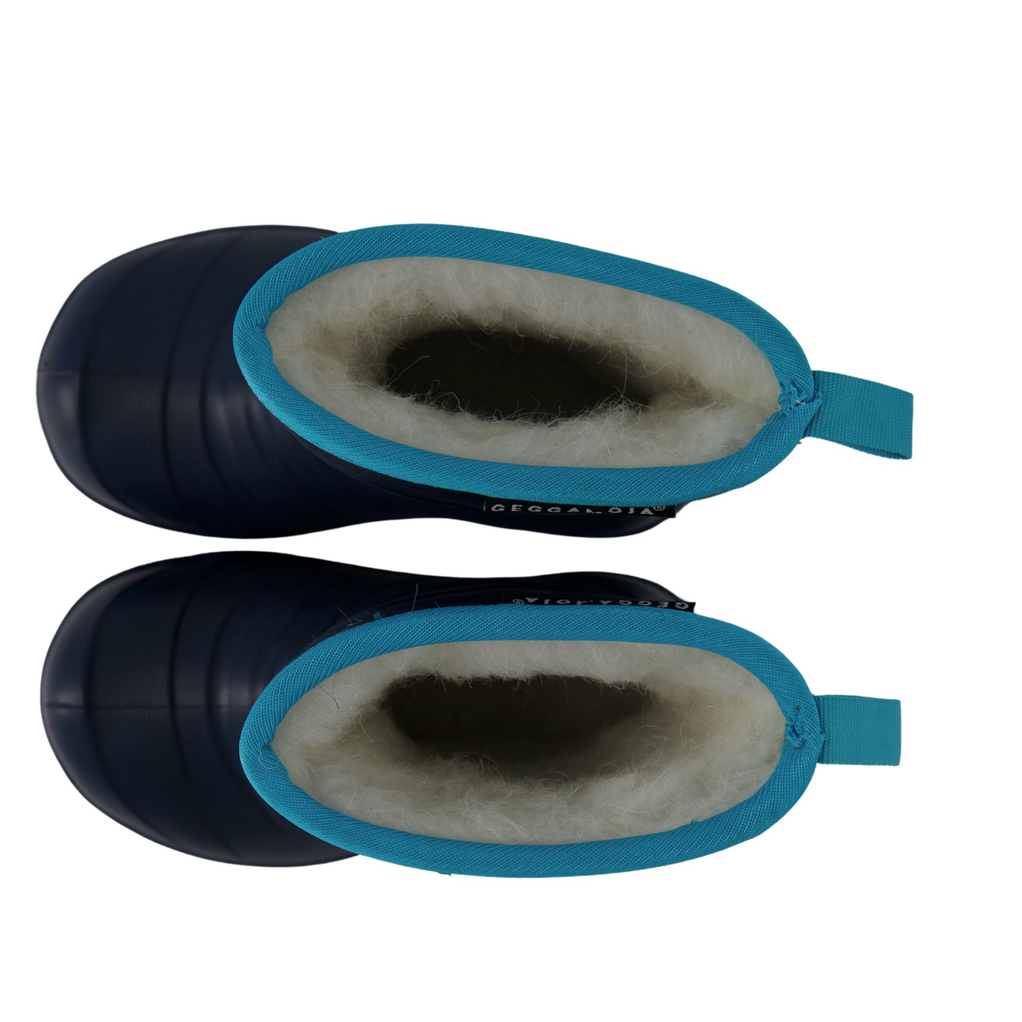 Fodrade gummistövlar Navy