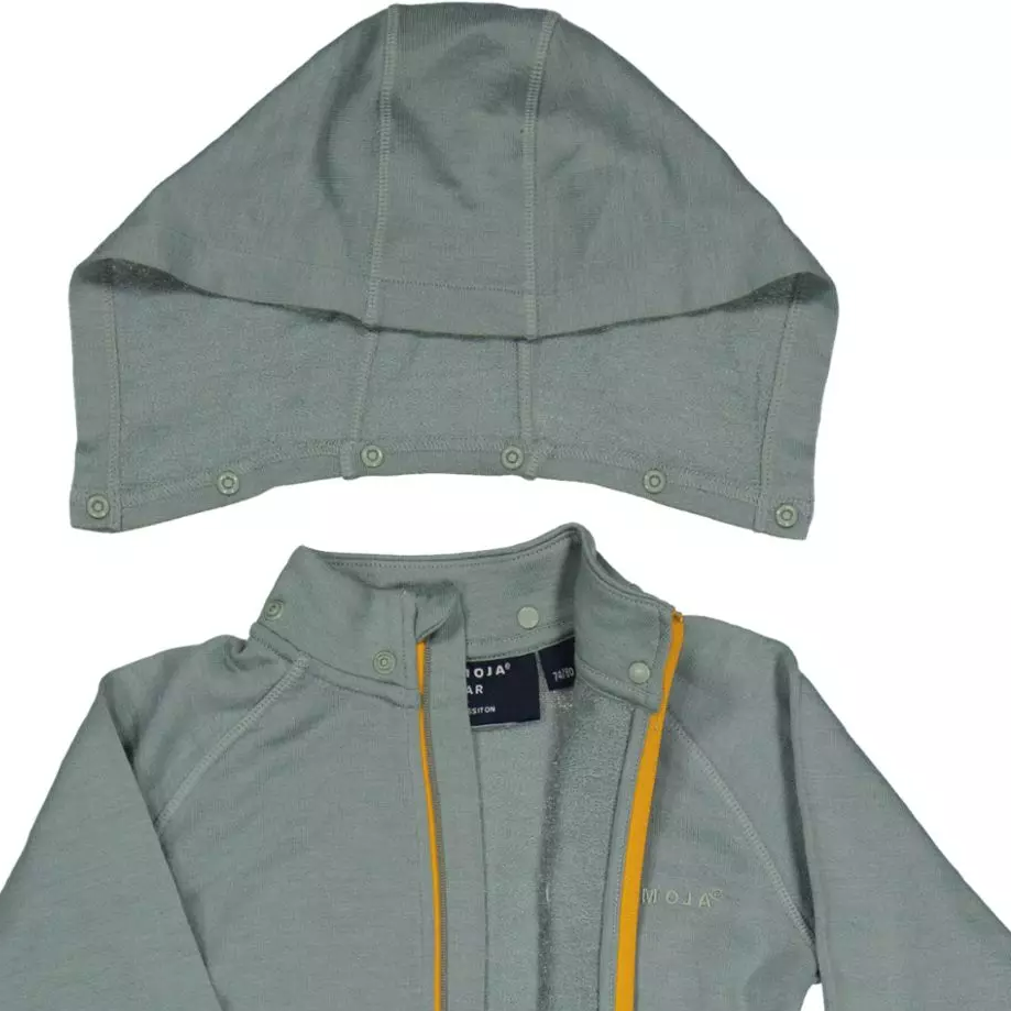 Terry wool suit Mossgreen  98/104