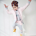 College hoodie Pink 110/116