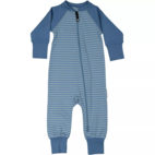 Pyjamas i bomull blå/grön 62/68