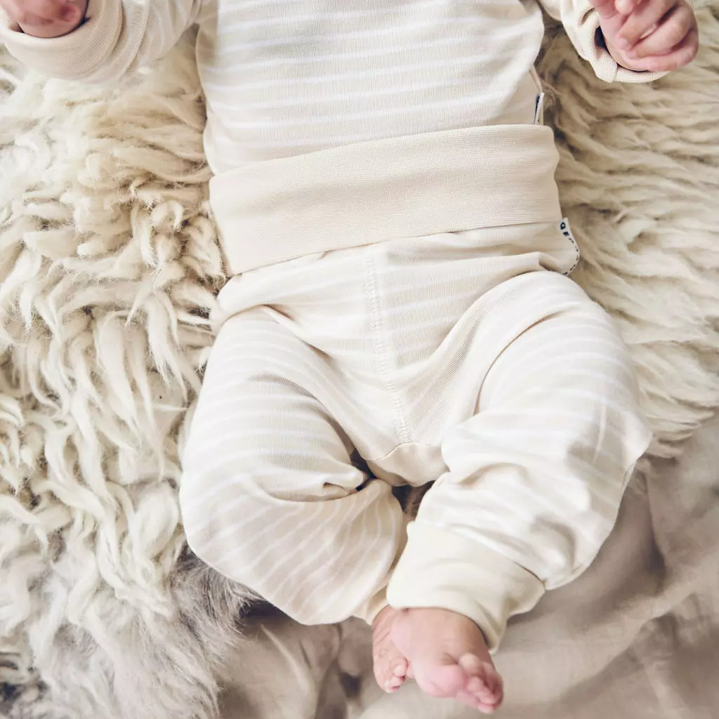 Baby trouser Beige/white 50/56