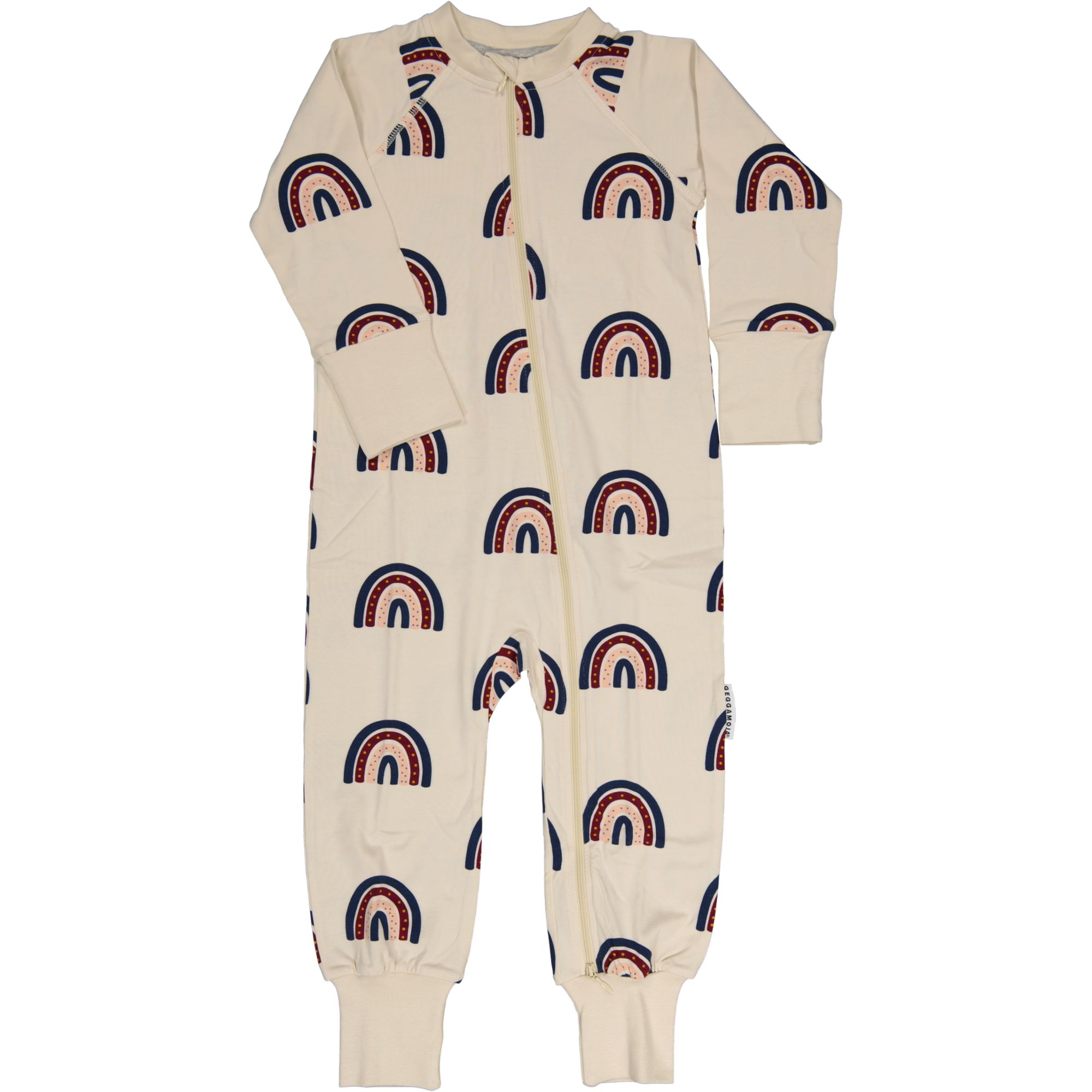 Bamboo pyjamas two way zip Rainbow