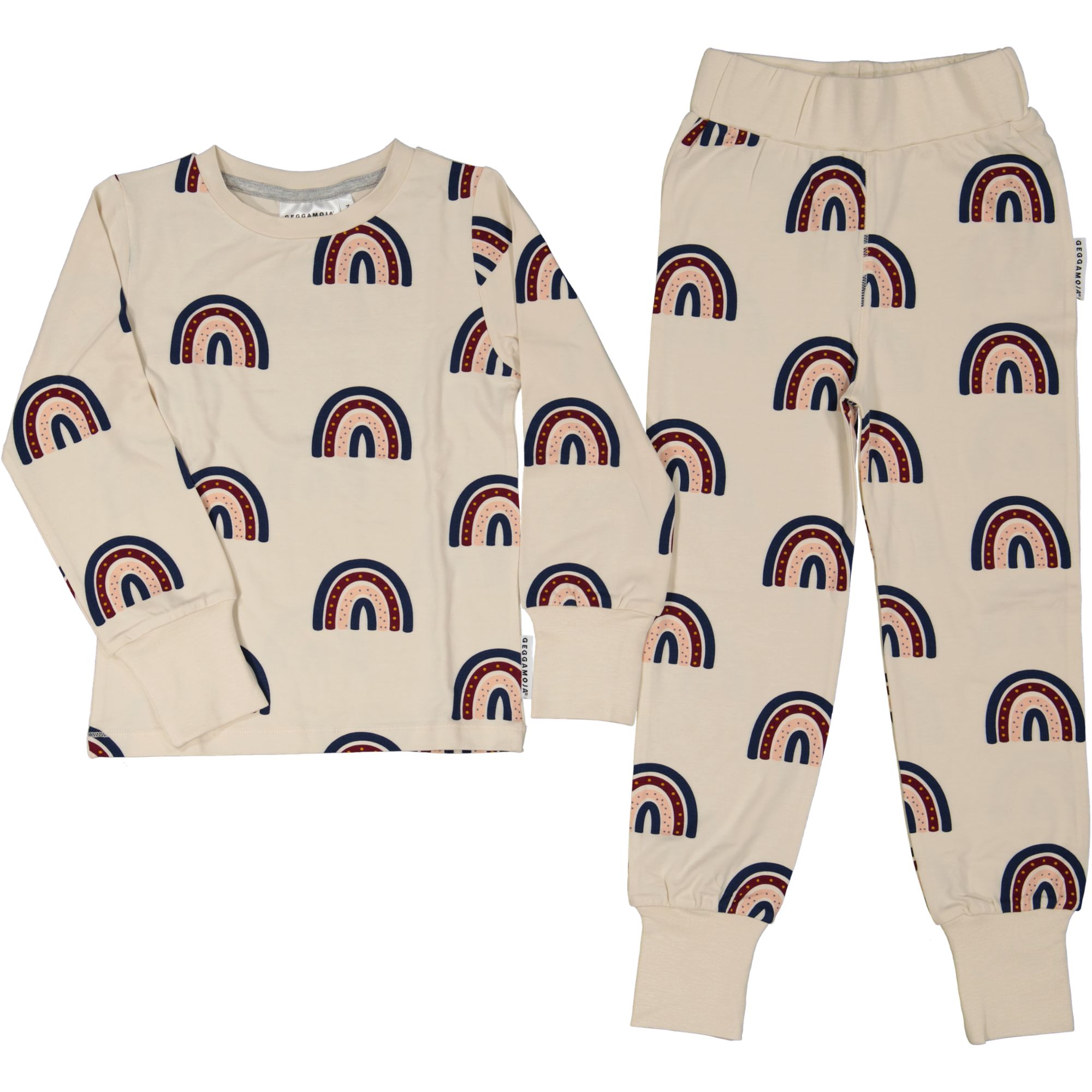 Bamboo two piece pyjamas Rainbow  110/116