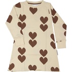 Bamboo night gown Brown heart 134/140