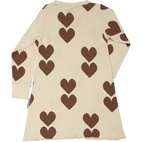 Bamboo night gown Brown heart 110/116