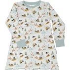 Mamma Moo and Crow Night gown White snow  122/128