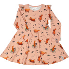 Mamma Moo and Crow Flared dress Blush pink  122/128