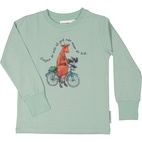 Mamma Moo and Crow Sweater Frosty green  86/92