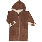Kids bathrobe Brown heart  74/80