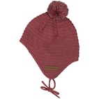 Knitted helmet hat Rose