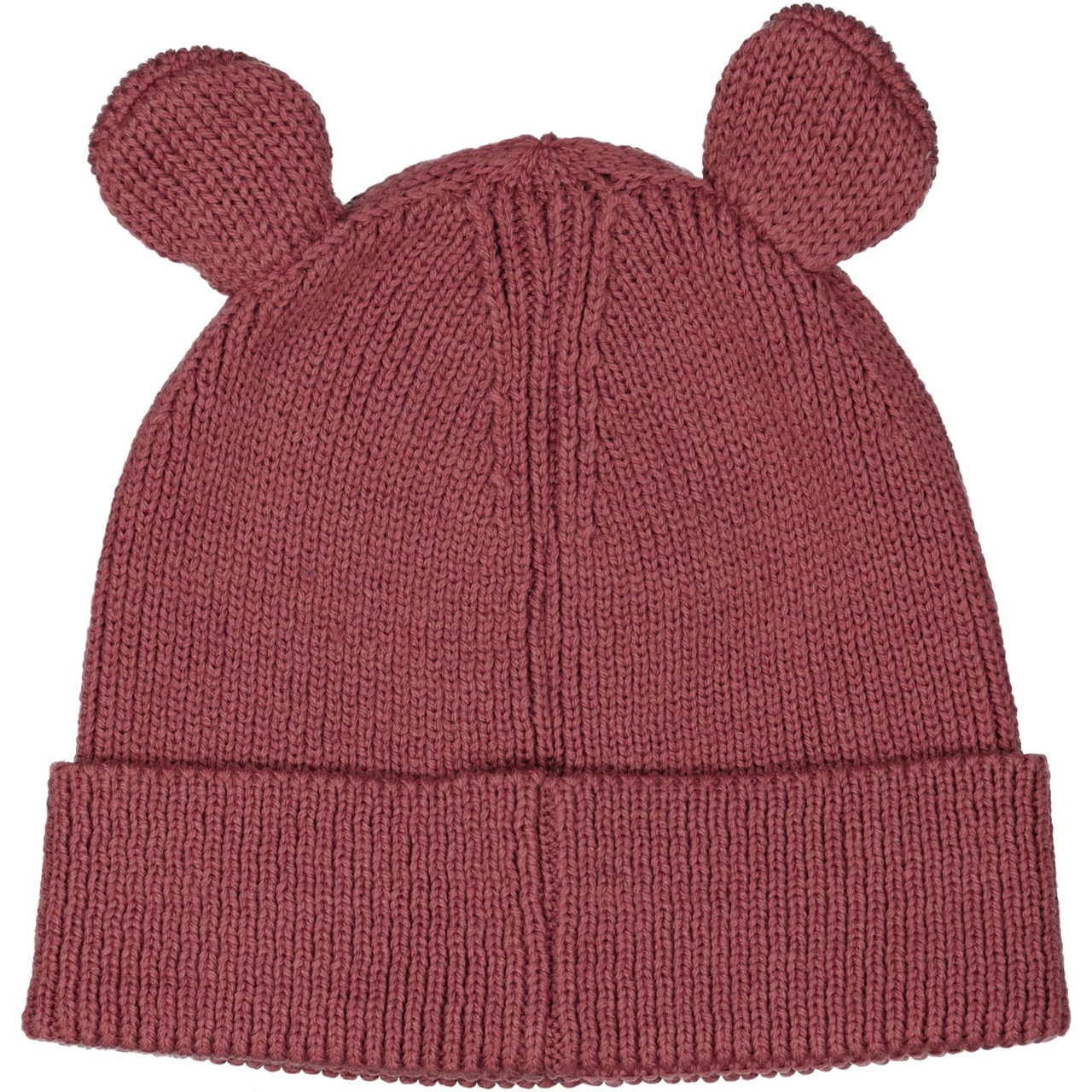 Knitted beanie ears Rose  2-6Y