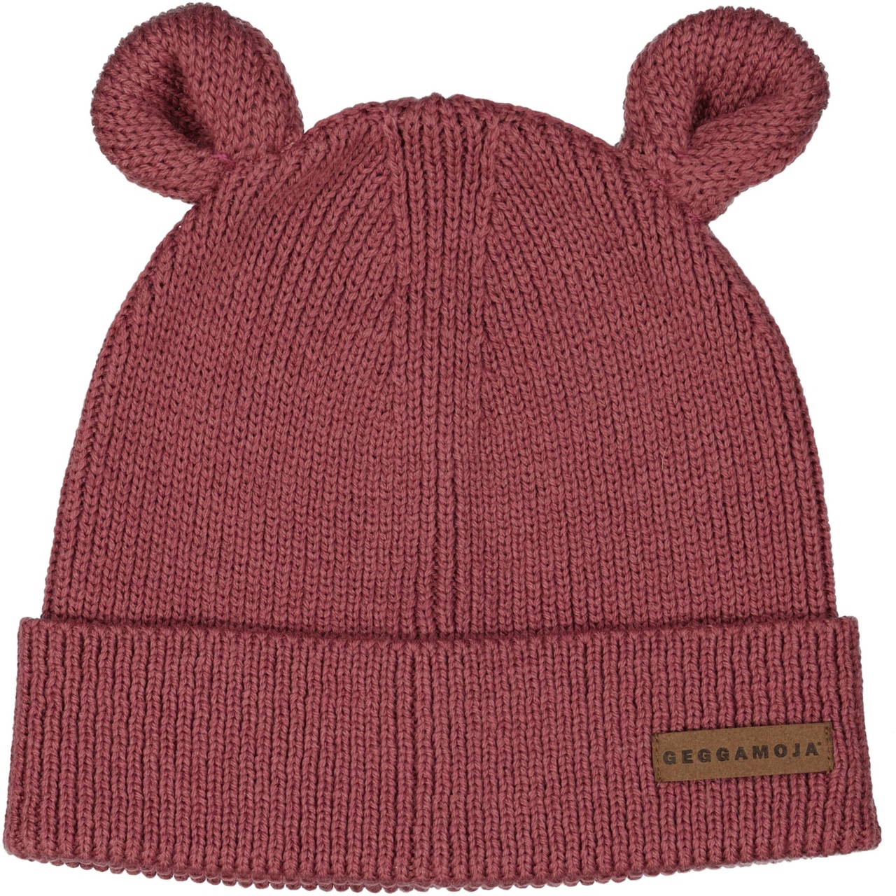 Knitted beanie ears Rose  2-6Y
