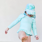 UV Hat Cammo mint  0-4M