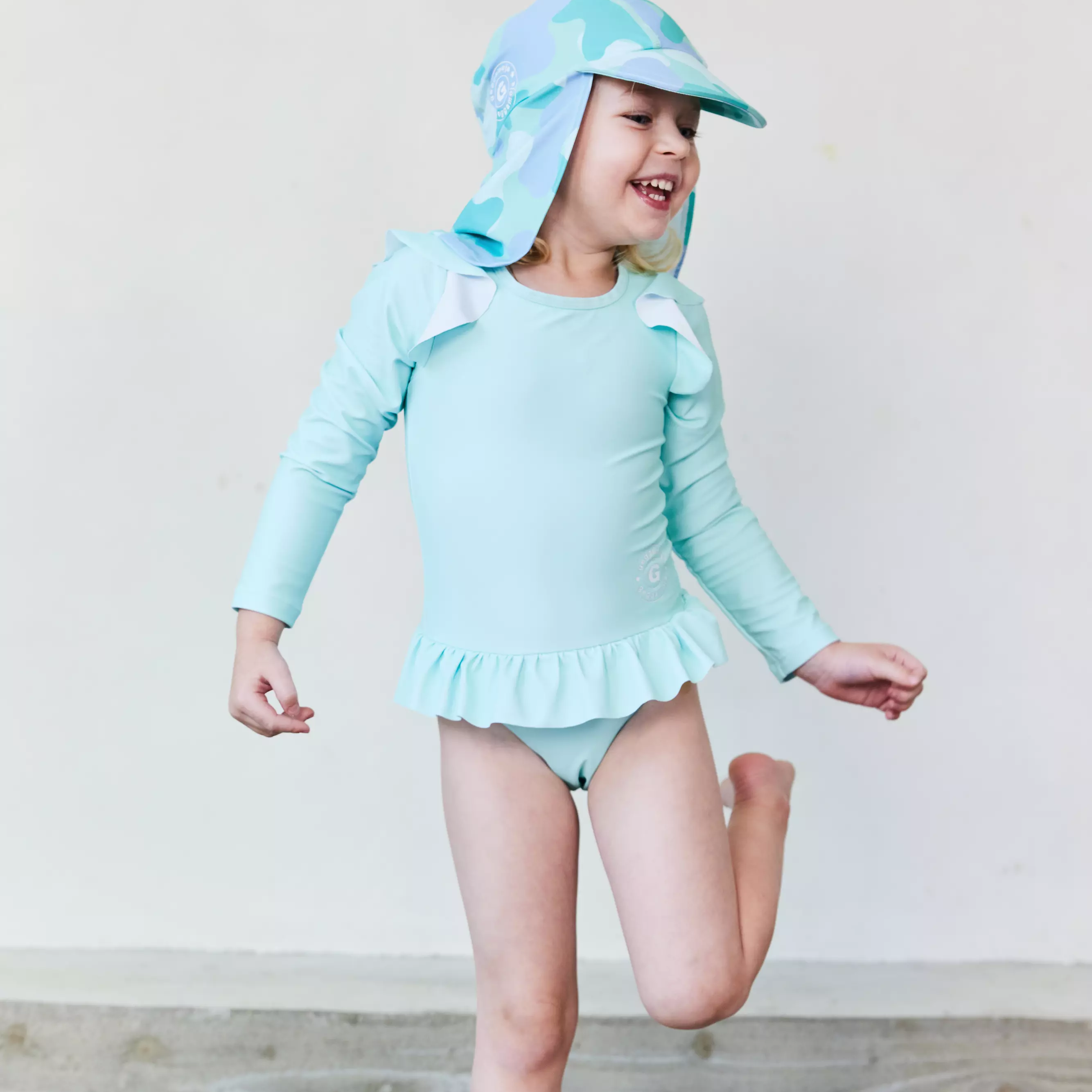 UV Swim suit L.S Mint