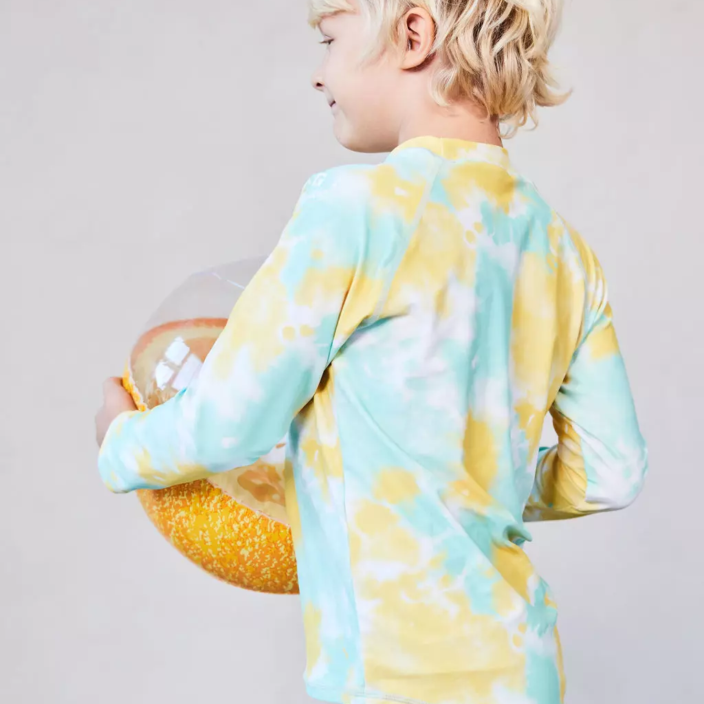 UV S.S sweater Tie dye yellow  110/116