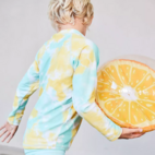 UV S.S sweater Tie dye yellow