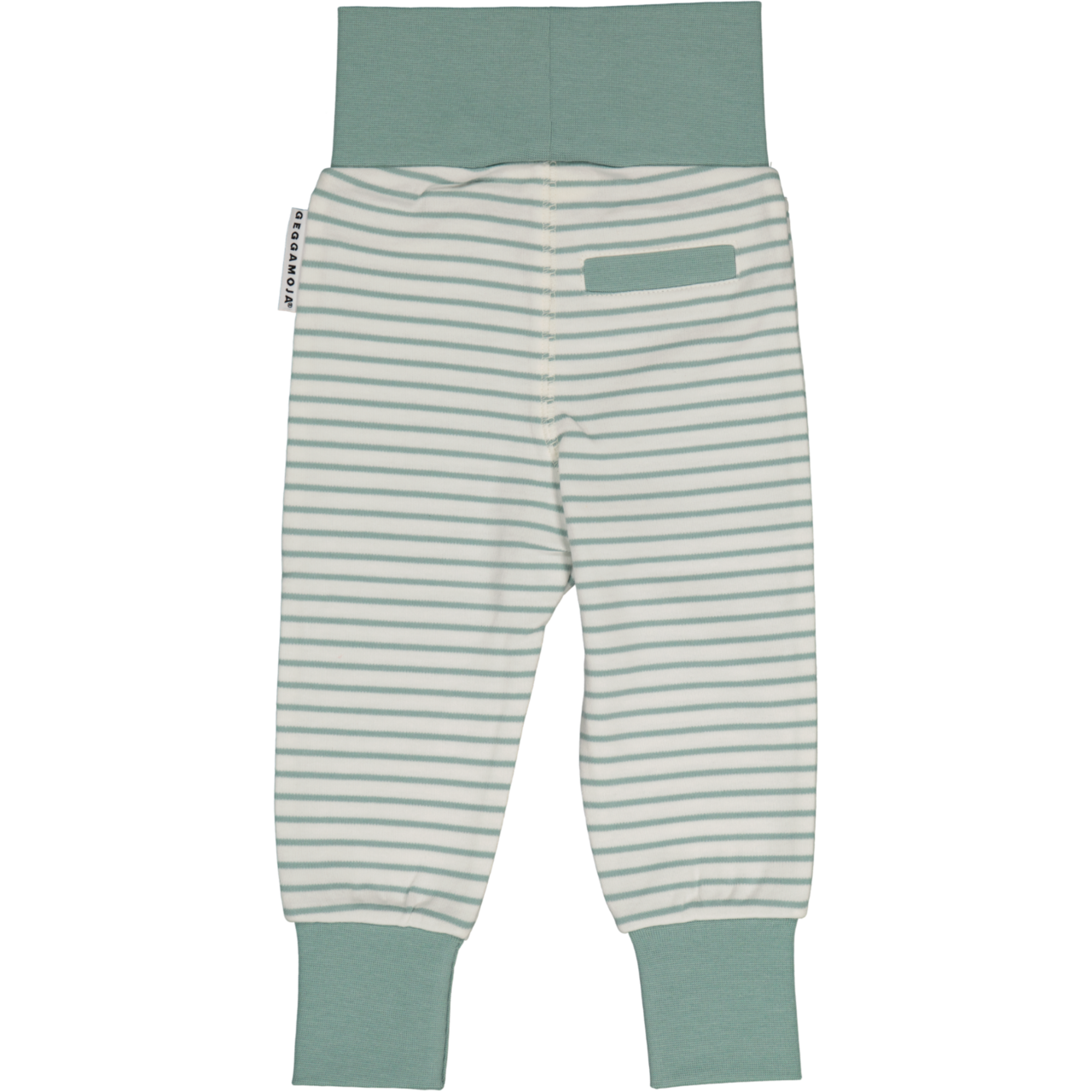 Baby trouser L.green/offwhite 98/104