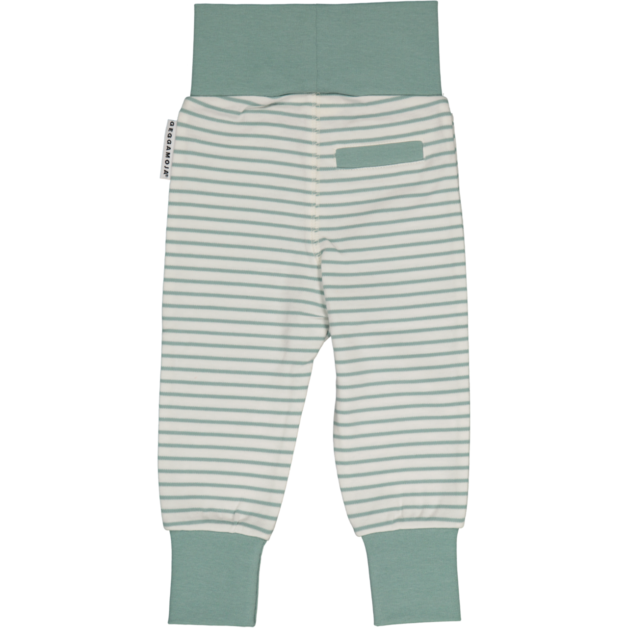 Baby trouser L.green/offwhite 74/80