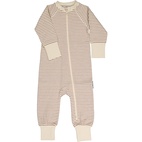 Pyjamas 2-way zip Burgundy stripe 62/68