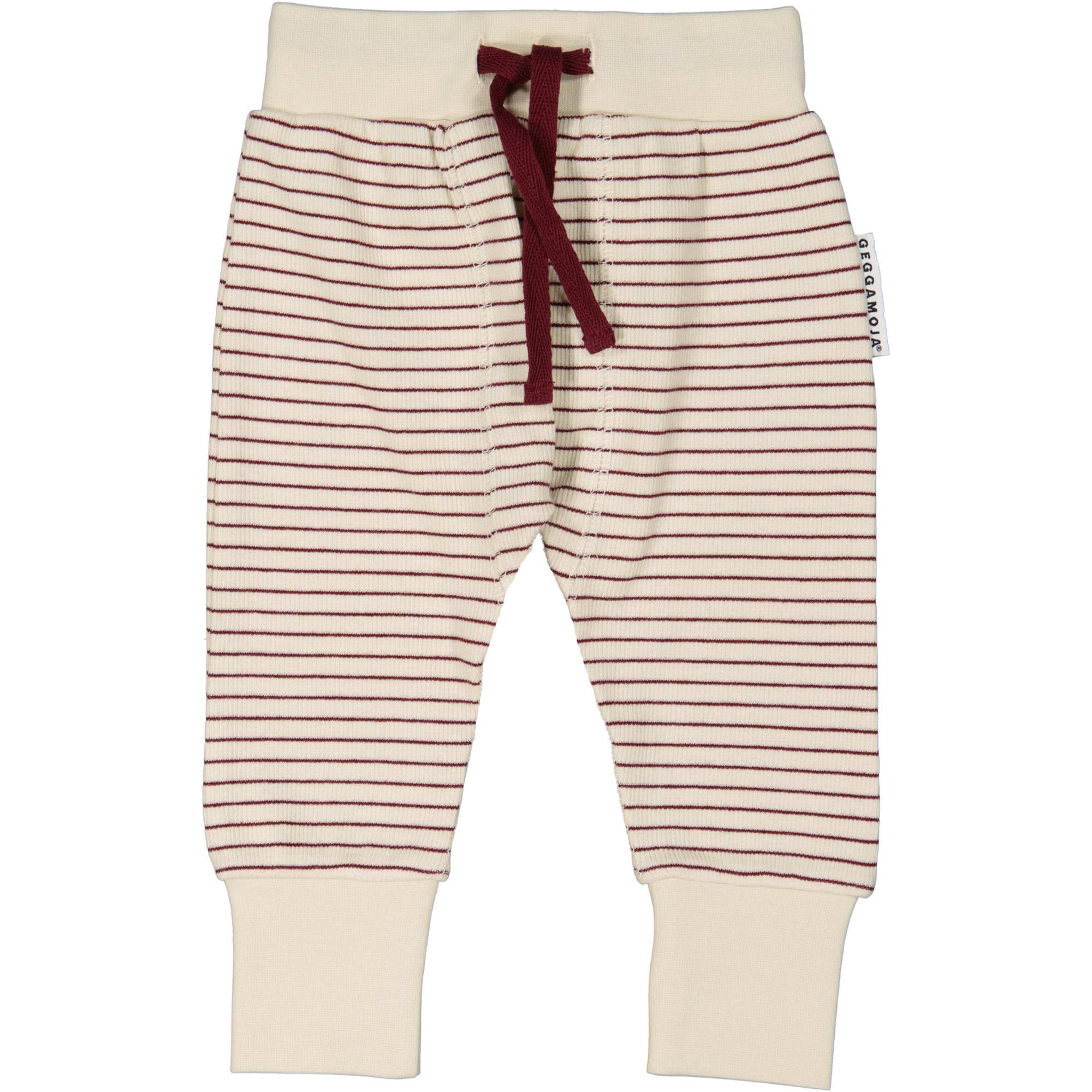 Baby pant Burgundy stripe