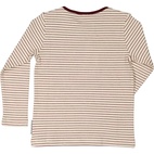 Grandpa sweater Burgundy stripe 134/140