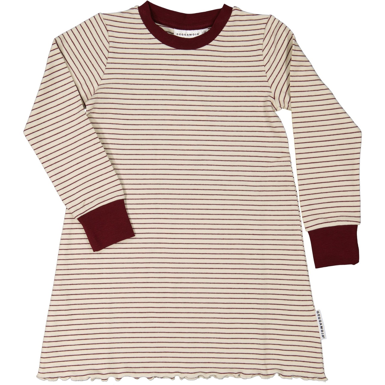 Nightgown Burgundy stripe