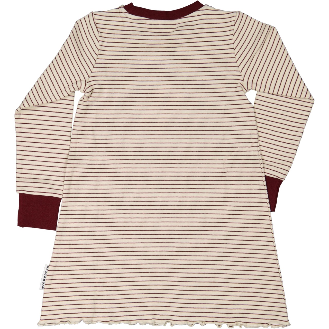 Yöpaita Burgundy stripe 122/128