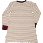 Öösärk Burgundy stripe 122/128