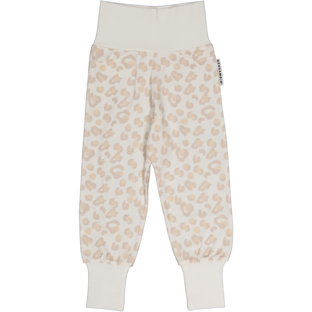 Bamboo baby pants Soft beige leo 74/80