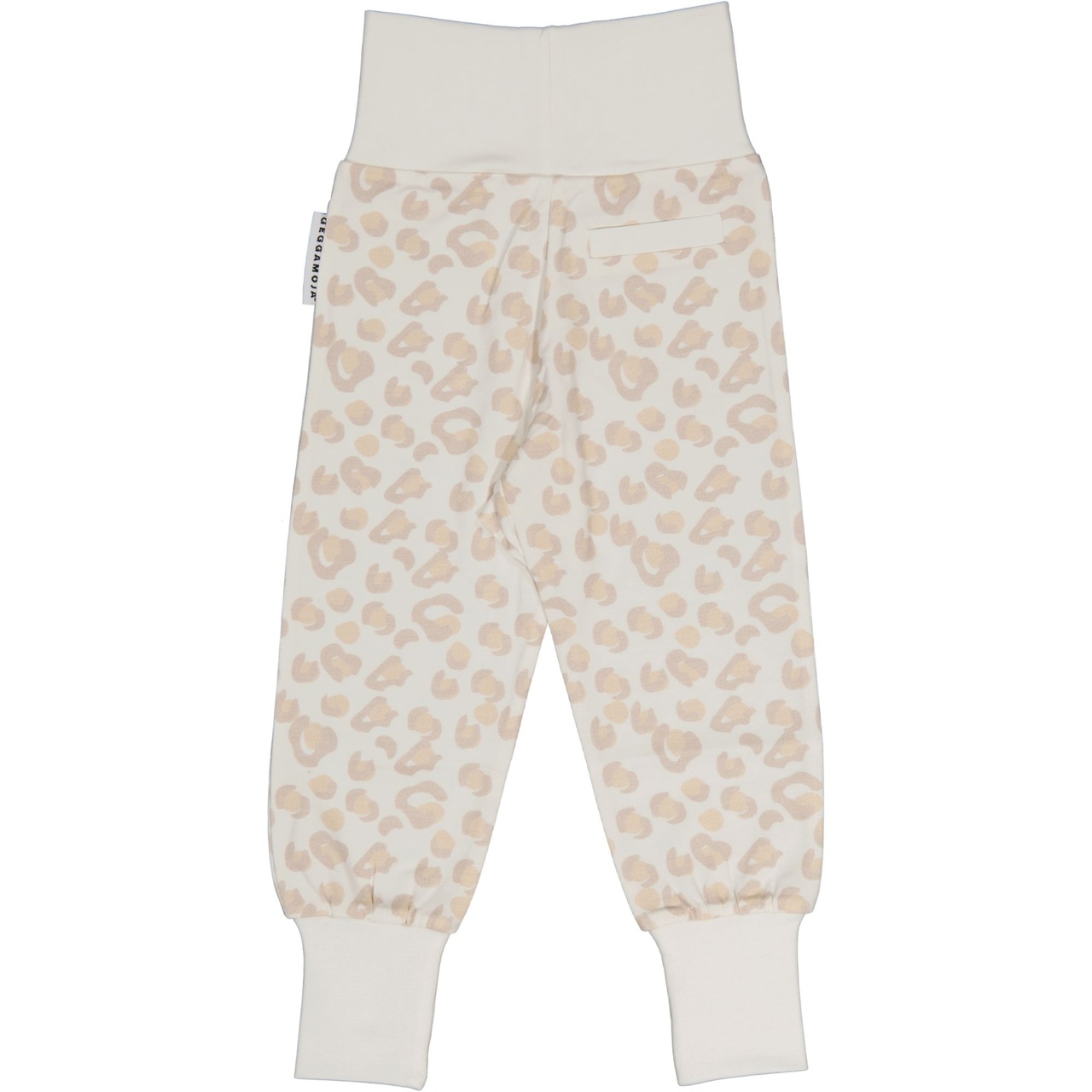 Bamboo baby pants Soft beige leo