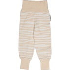 Bamboo baby pants Soft beige zebra  50/56