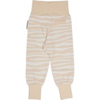 Bamboo baby pants Soft beige zebra